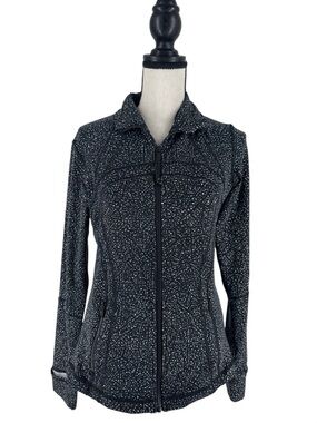 Lululemon Define Jacket Black White Speckle 8